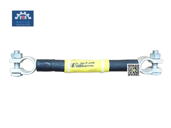 81.25417.6708    蓄電池連結(jié)線  Battery connection  SHACMAN  Truck electrical parts
